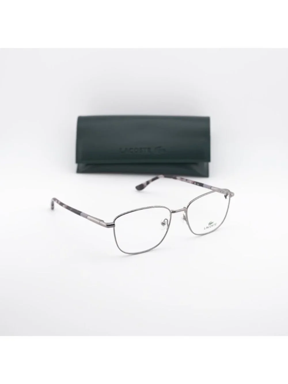 Lacoste L2317 033 Rectangle Eyeglasses 54mm - Gunmetal